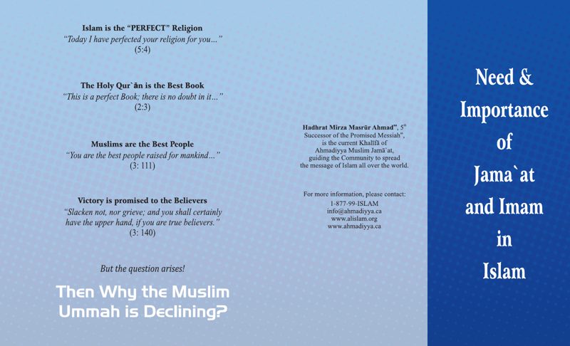 Need and Importance of Jamath and Imam