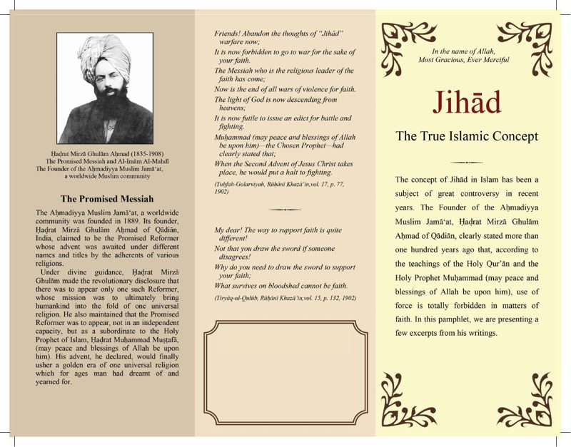 Jihad The True Islamic Concept