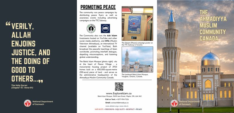The Ahmadiyya Muslim Community Canada